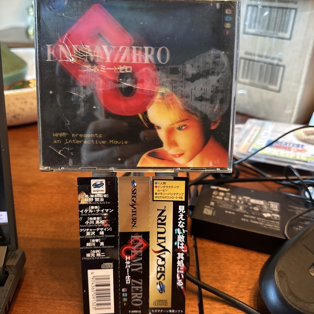 Enemy Zero Sega Saturn SS Japan Import Warp 1996 T-30001G NTSC-J Complete